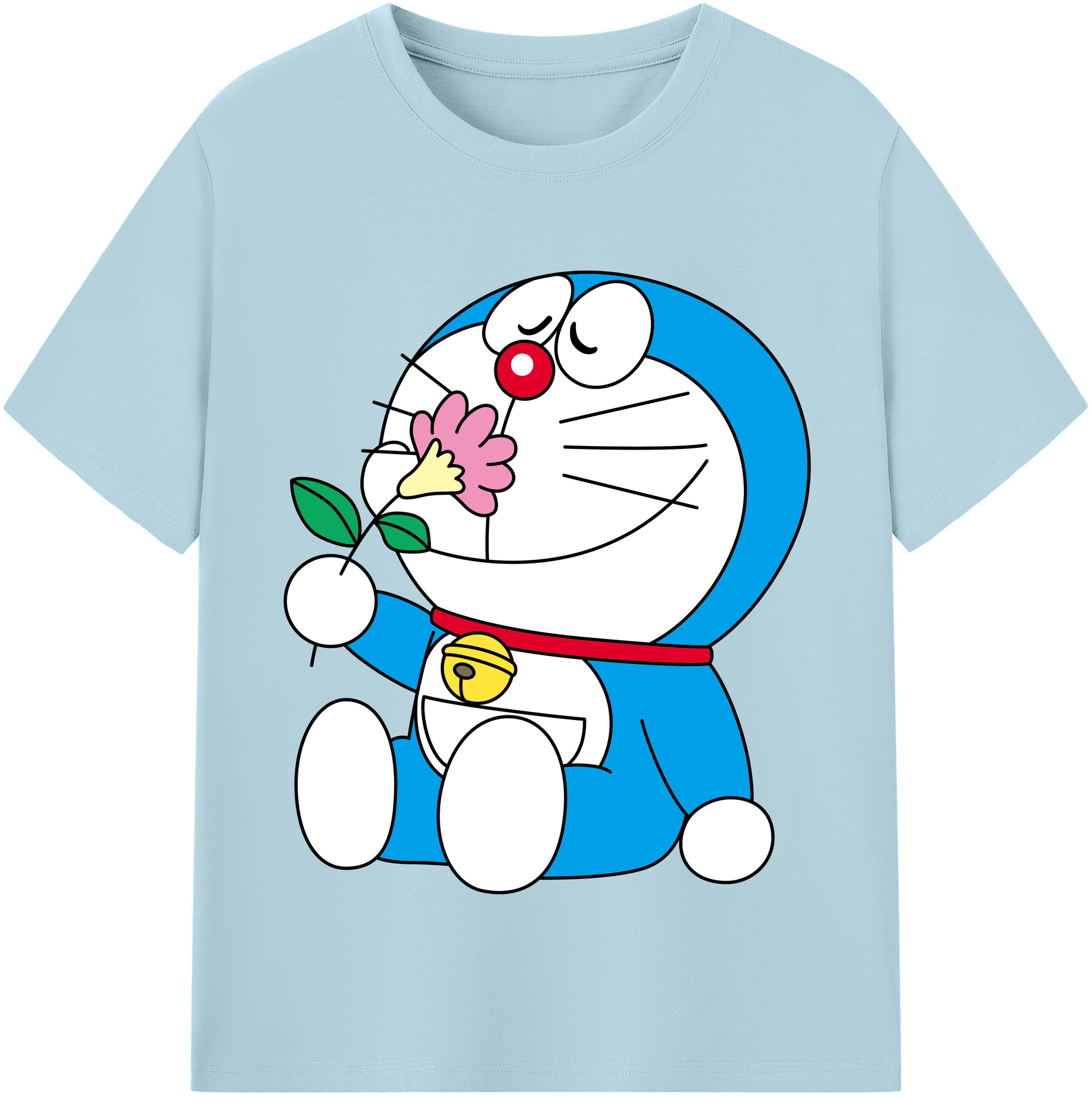 （画像用） ドラえもん Doraemon 綿100％半袖Tシャツ（フロントプリント）